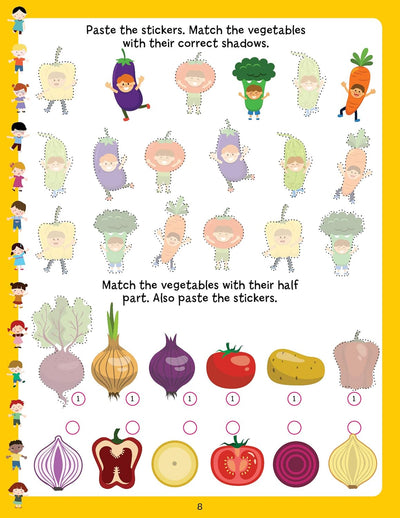 Play with Sticker - Vegetables [Paperback]