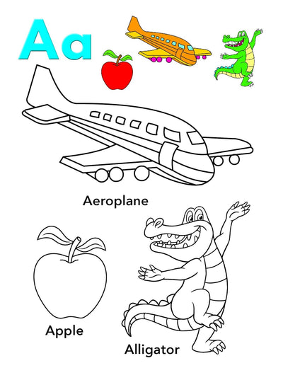 ABC Copy Colouring Book [Paperback]