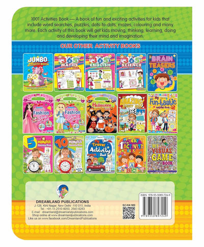 1001 Activities Book for Kids for Age 4+ by Dreamland Publications [Paperback]
