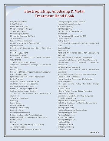 Electroplating, Anodizing & Metal Treatment Hand Book [Paperback]