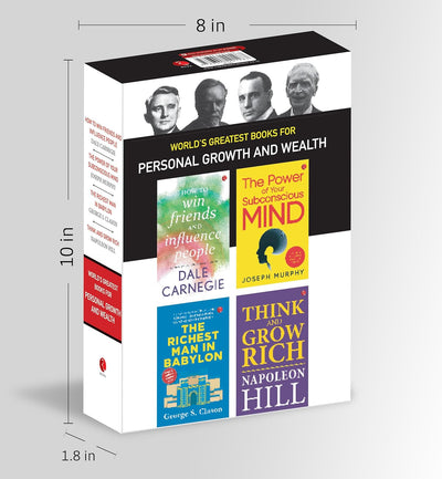 World's Greatest Books For Personal Growth & Wealth by Dr. Joseph Murphy, Napoleon Hill, Dale Carnegie [Paperback]