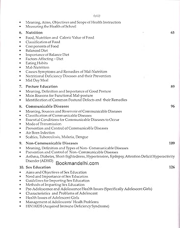 Health and Physical Education by B.N. Dash [Paperback]