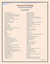 SCREEN PRINTING TECHNOLOGY HAND BOOK by NIIR BOARD [Paperback]