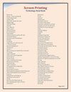 SCREEN PRINTING TECHNOLOGY HAND BOOK by NIIR BOARD [Paperback]