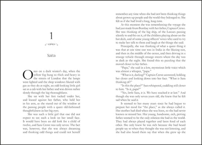 A Little Princess by Frances Hodgson Burnett [Paperback]