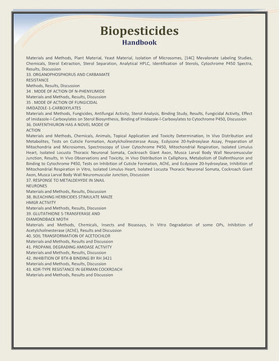 Biopesticides Handbook by NPCS Board of Consultants & Engineers [Hardcover]