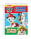 All Paws on Deck: Paw Patrol, Color By Number Activity Book [Paperback]