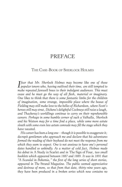 The Casebook of Sherlock Holmes & His Last Bow by Sir Arthur Conan Doyle [Paperback]