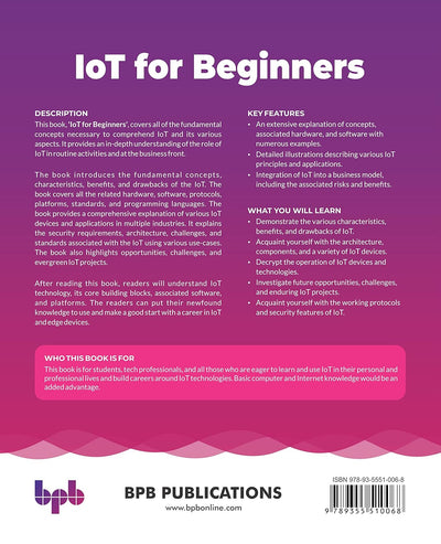 IoT for Beginners: Explore IoT Architecture, Working Principles, IoT Devices, and Various Real IoT Projects by Vibha Soni [Paperback]