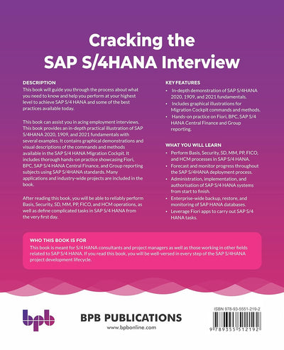 Cracking the SAP S/4HANA Interview by Sudipta Malakar [Paperback]