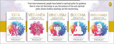 Spirituality For Leadership & Success: Gita, Vedanta, Hinduism, Buddha, Vivekananda by Vivekananda [Paperback] Set of 5 Books