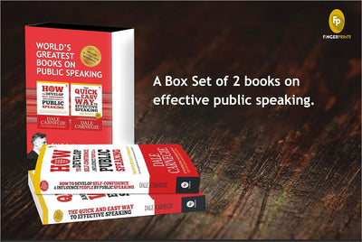 World’s Greatest Books on Public Speaking (Set of 2 Books) by Dale Carnegie [Paperback]