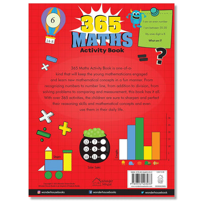 365 Maths Activity Book For Kids [Paperback]