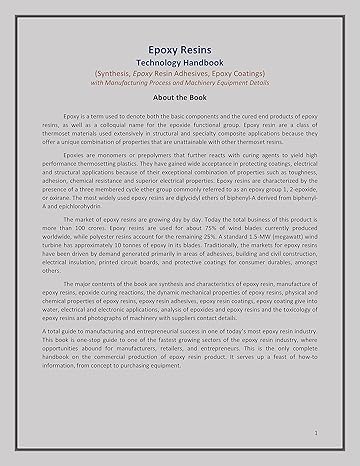 Epoxy Resins Technology Handbook by Dr. H. Panda [Paperback]