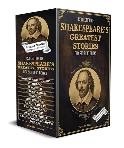Collection of Shakespeares Greatest Stories Box Set of 10 Books [Paperback]