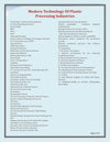 Modern Technology of Plastic Processing industries [Paperback]