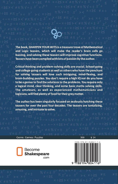 SHARPEN YOUR WITS by SUNIL B MASHRUWALA [Paperback]