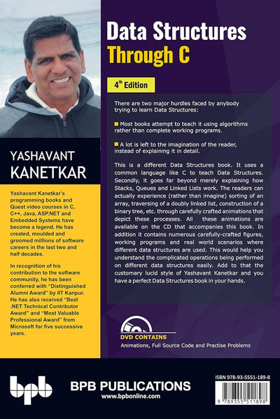 Data Structures Through C - 4th Edition: Learn the fundamentals of Data Structures through C by Yashavant Kanetkar [Paperback]