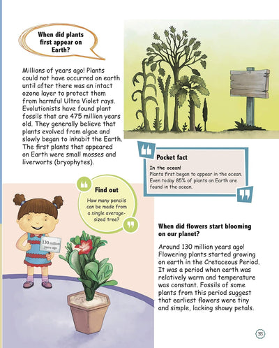 Amazing Questions & Answers Plants by Om Books Editorial Team [Paperback]