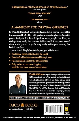 The Little Black Book for Stunning Success by Robin Sharma [Paperback]