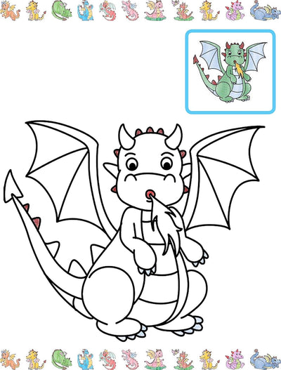 My First Dragon Colouring Book by Team Pegasus [Paperback]