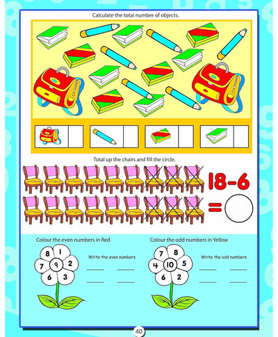 1001 Activities Book for Kids for Age 4+ by Dreamland Publications [Paperback]