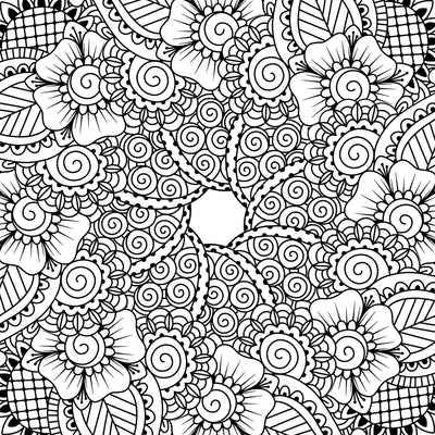 Refreshing Mandala - Colouring Book for Adults Book 3 by Dreamland Publications [Paperback]