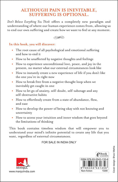 Don't Believe Everything You Think by Joseph Nguyen [Hardcover]
