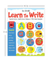 All in one - Learn to write: Capital letters, Small letters, Numbers 1-100, Hindi Varnmala (Paperback)