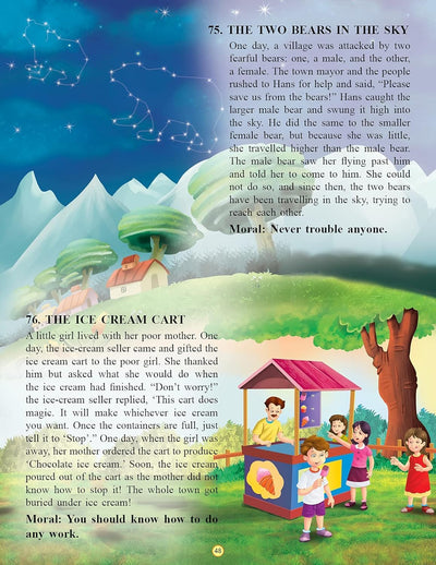 101 Fairy Tales Book with Moral [Paperback]