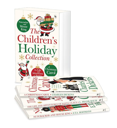 Children’s Holiday Collection by L. Frank Baum,Charles Dickens,E.T.A Hoffman Set of 3 Books [Paperback]