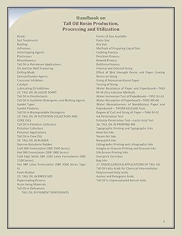 Tall Oil Rosin Production, Processing And Utilization by Dr. H. Panda [Paperback]