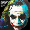 Canvas Print Joker Quote Unframed Modern Wall Art Painting - 12 X 12 Inch