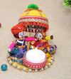 Recycled Material Rajasthani Raja Rani Puppet/Dolls Decorative Tealight Candle Holder