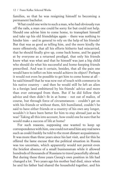 Franz Kafka Selected Works by Franz Kafka [Paperback]