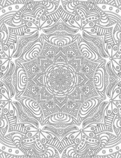 Mandala- Colouring Book for Adults [Paperback]