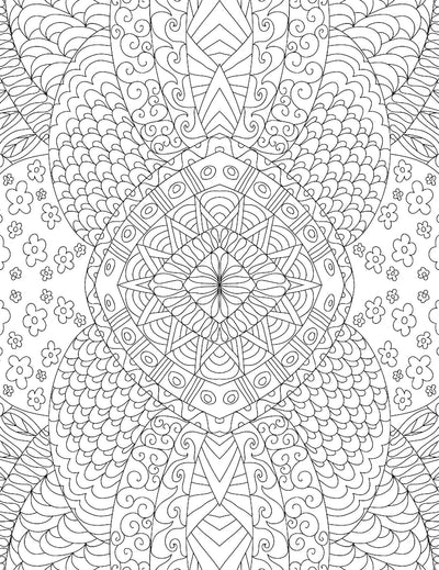 Patterns- Colouring Book for Adults [Paperback]