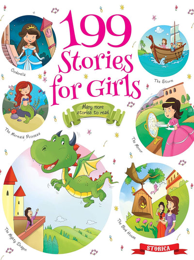 199 Stoies for Girls - Exciting Stories for 3 to 6 Year Old Girls by Team Pegasus [Paperback]
