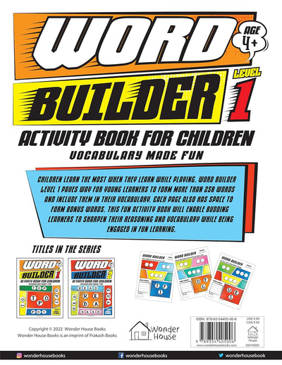Word Builder Activity Book For Children Level 1 [Paperback]