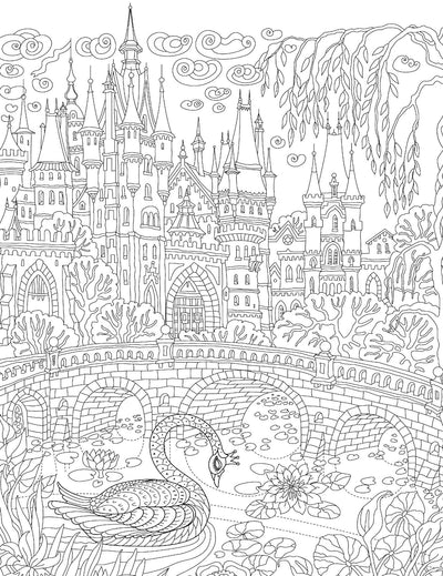 Fantasy- Colouring Book for Adults [Paperback]