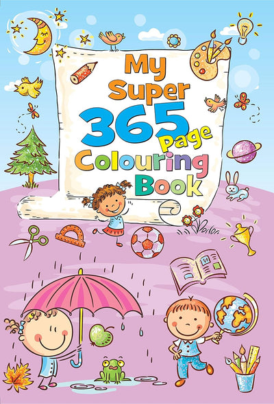 My Super 365 Page Colouring Book by Team Pegasus [Paperback]