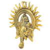 Hindu Gods : Ganesha Metal Ganesh Ji Idol For Wall Hanging, Home Decor & Office