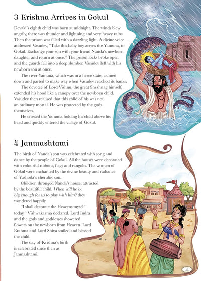 Story books : 365 Krishna Stories (Indian Mythology for Children) by Swayam Ganguly [Hardcover]