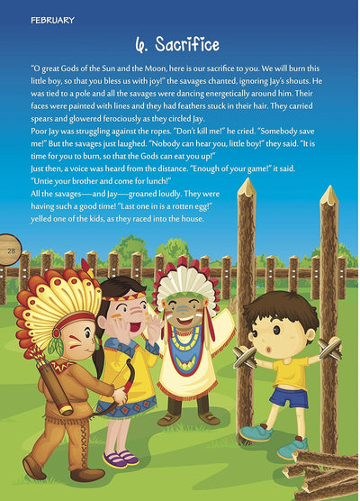 Story books : 365 Adventure Stories by Om Books Editorial Team [Hardcover]