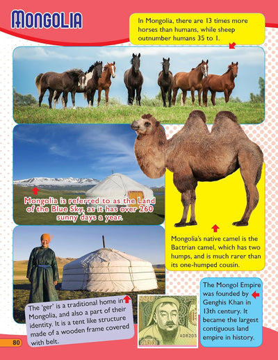365 Facts on Around the World Book for Children [Paperback]