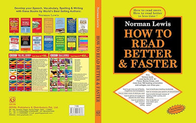 How To Read Better & Faster by Norman Lewis [Paperback]