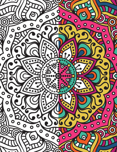 Extreme Copy Colours For Adults - Mandala by Dreamland Publications [Paperback]