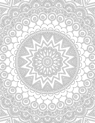 Mandala- Colouring Book for Adults [Paperback]