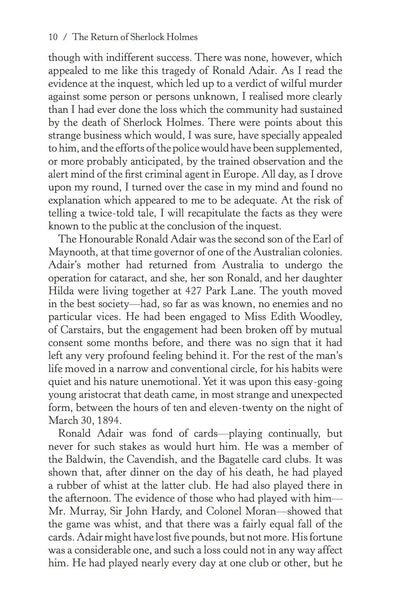 The Return of Sherlock Holmes by Sir Arthur Conan Doyle [Paperback]