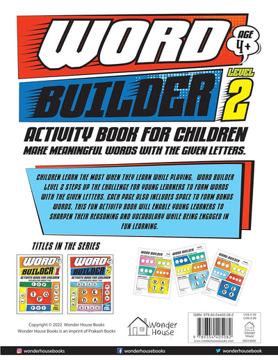 Word Builder Activity Book For Children Level 2 [Paperback]